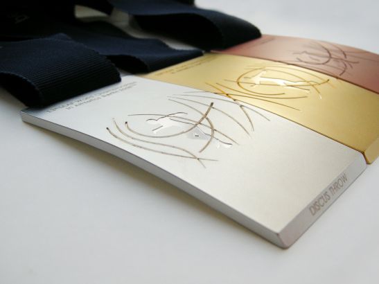 Foto Photo Winner Medals LAWM 2009 Siegermedaillen Leichtathletik WM Berlin Elisabeth Warkus Florstedt